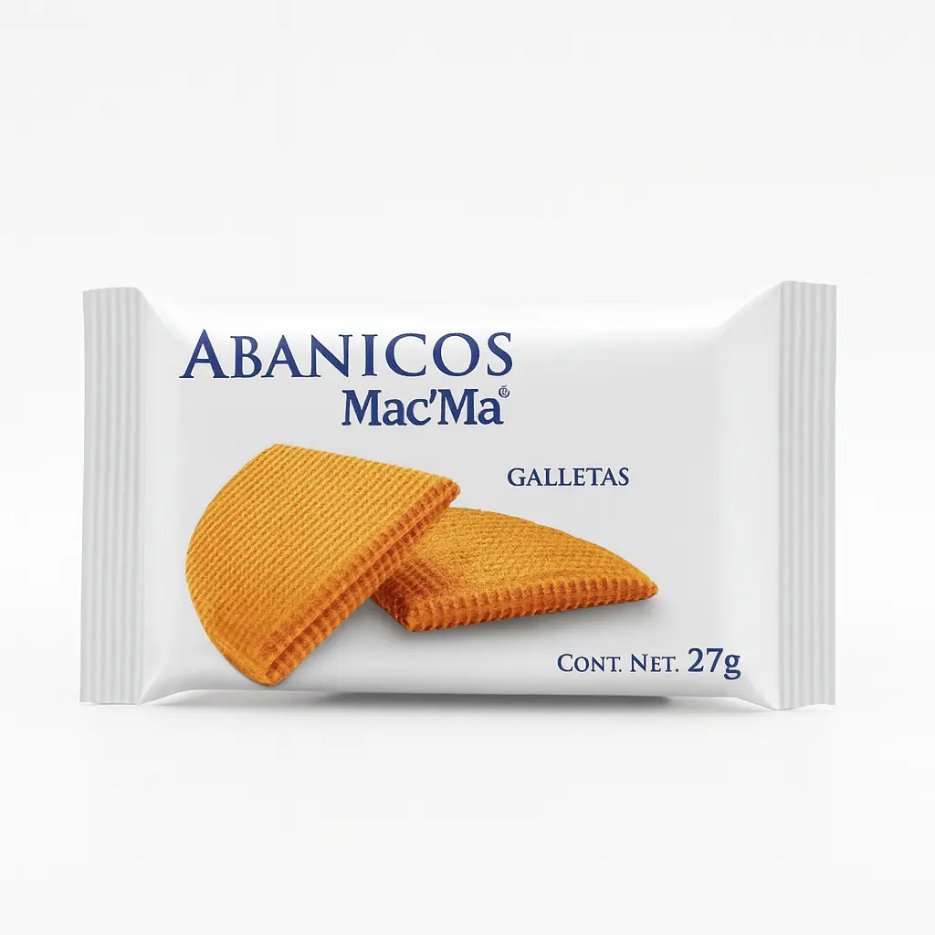 MACMA BISCUIT / ABANICOS 27GR
