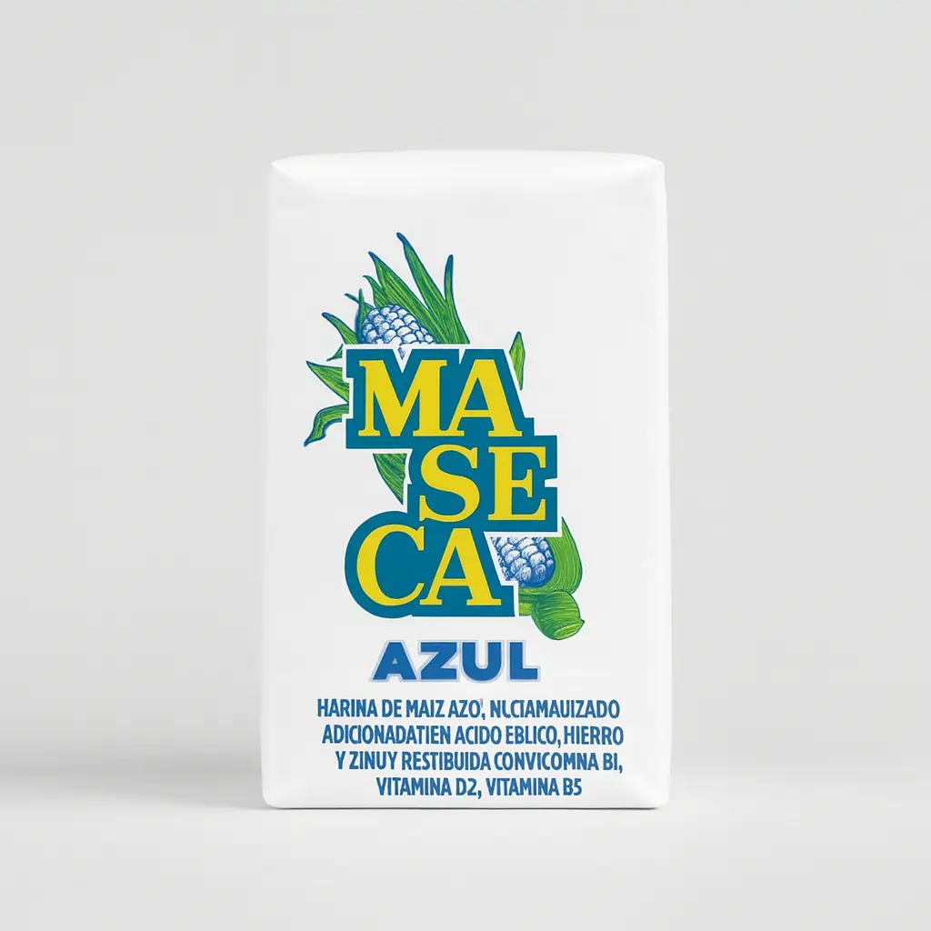 MASECA BLUE CORN FLOUR / MASECA MAÍZ AZUL 1 Kg