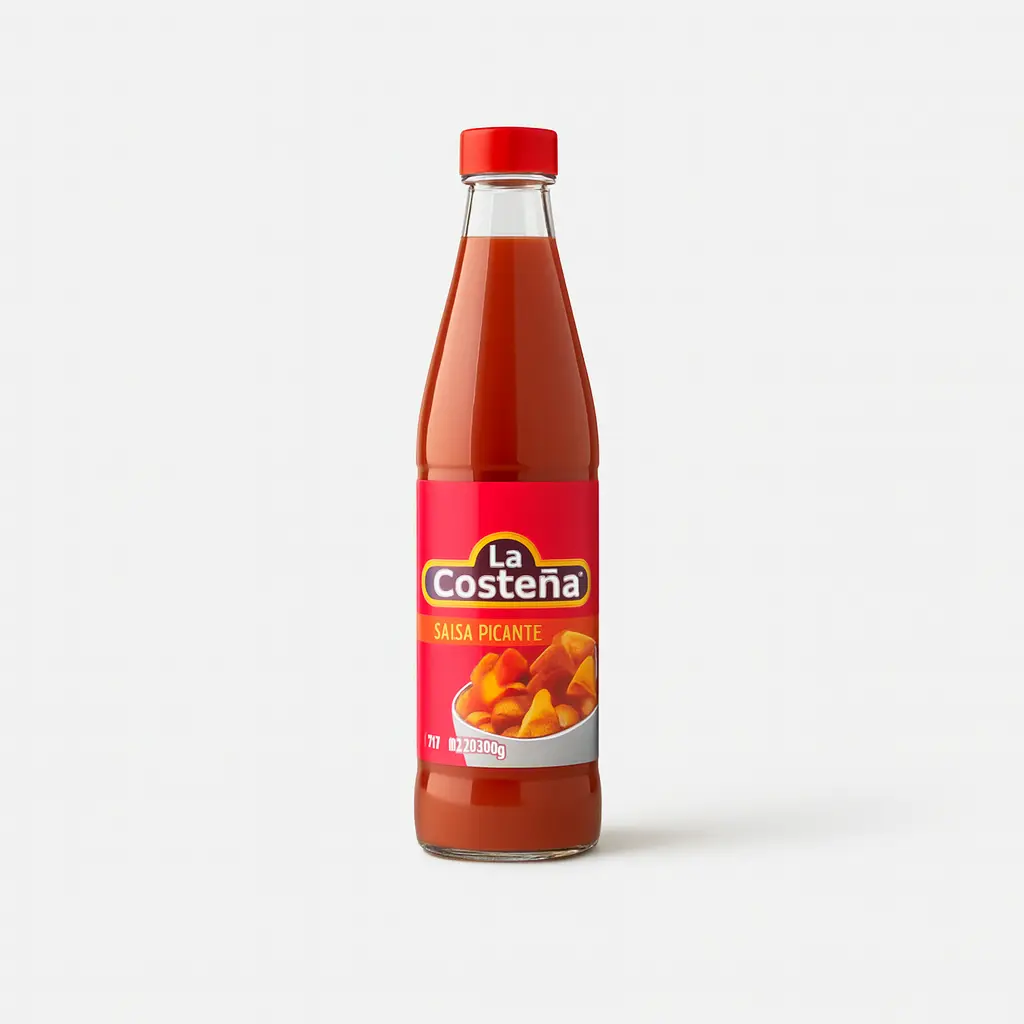 RED HABANERO HOT SAUCE LA COSTEÑA / 145 ML