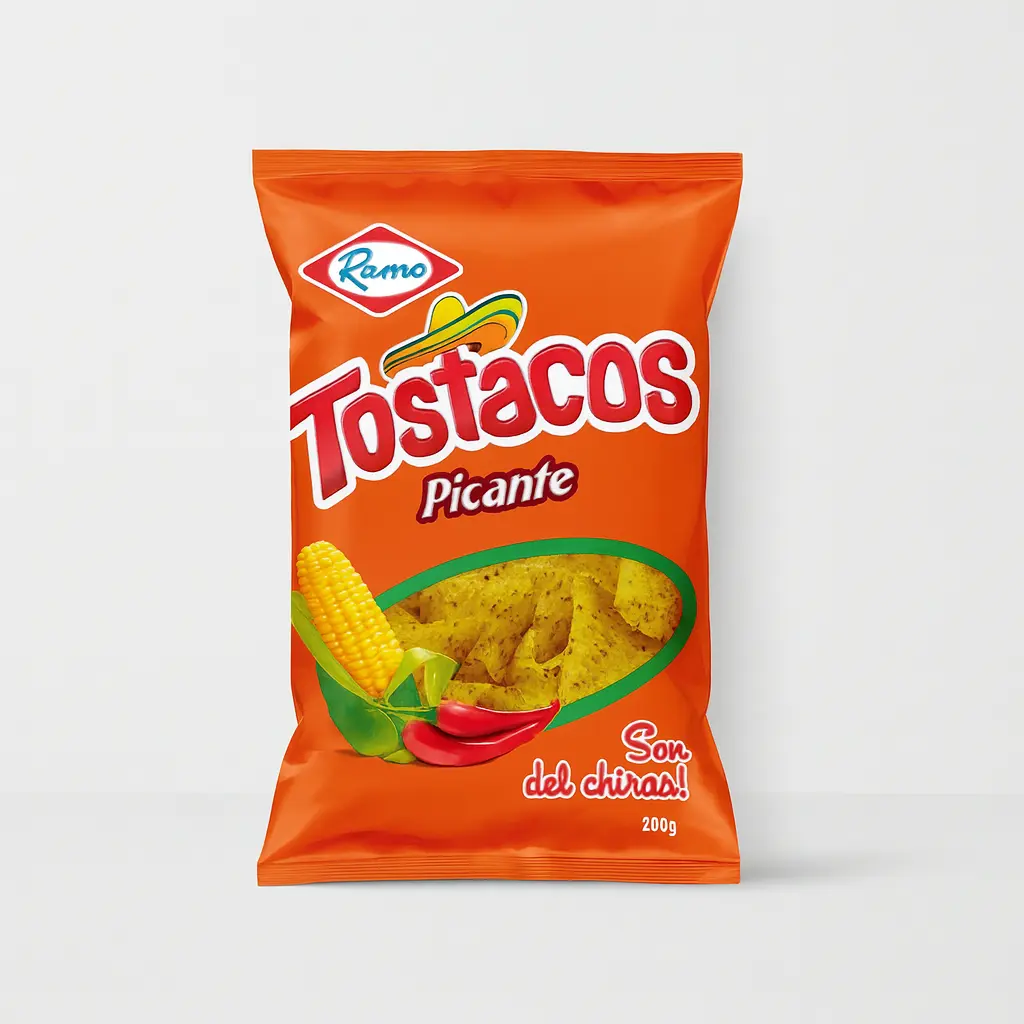 SPICY CHIPS / TOSTACOS PICANTE 38Gr