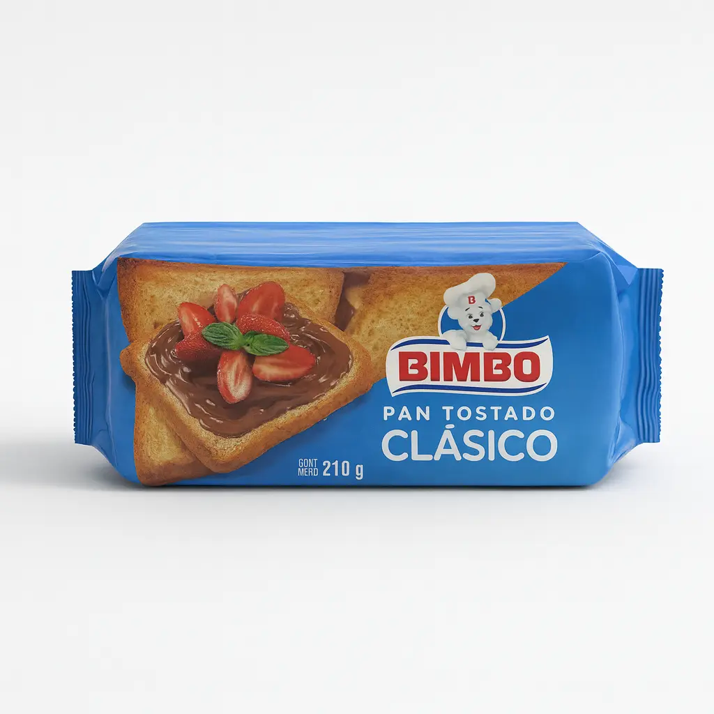 TOASTED BREAD / PAN TOSTADO BIMBO 210 Gr