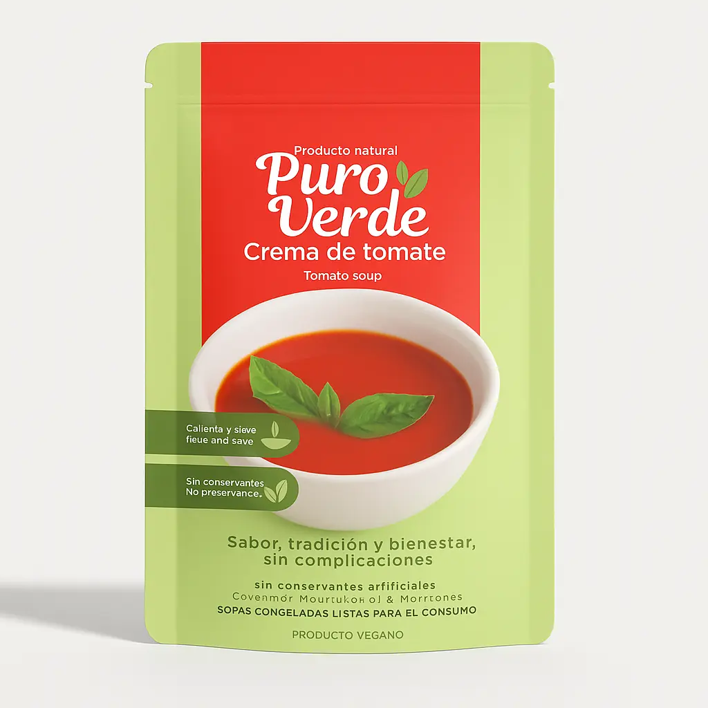TOMATO SOUP / SOPA TOMATE 400 Gr PURO VERDE