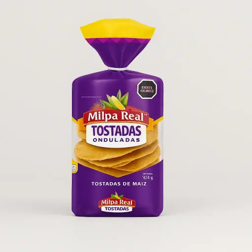 CORN TOSTADAS MILPA REAL 324 GR