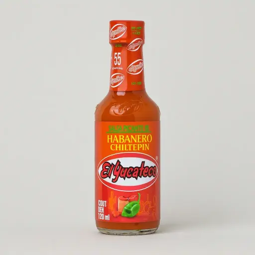HOT SAUCE / SALSA PICANTE HABANERO CHILTEPIN EL YUCATECO 120 Ml