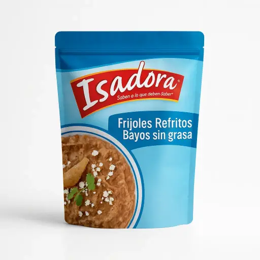 LOW FAT REFRIED BEANS / FRIJOL REFRITO BAYO BAJO EN GRASA 430 Gr