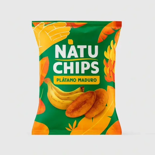 NATUCHIPS RIPE BANANA / PLÁTANO MADURO 38 Gr