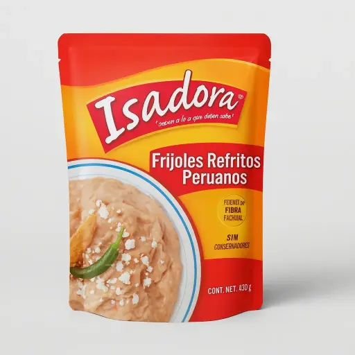 PERUVIAN REFRIED BEANS  / FRIJOLES REFRITOS PERUANO ISADORA 430 Gr