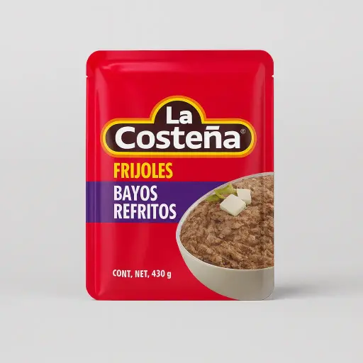 REFRIED BAYO BEANS LA COSTEÑA 430G