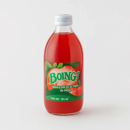 STRAWBERRY JUICE / JUGO DE FRESA BOING 354ML